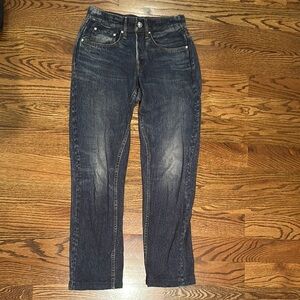 Rag & Bone Dark Wash Distressed Sweatpants Jeans Women’s XS